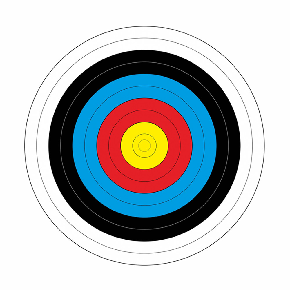 Papír íj céltábla Yate Ø 80 cm 10 db