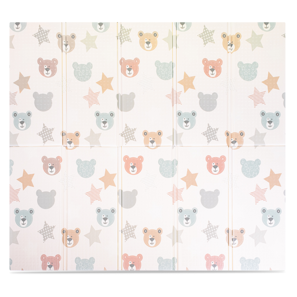 Összecsukható baba matrac inSPORTline Michlino 180x200x1,2 cm  Aranyos mackók termék 2. képe