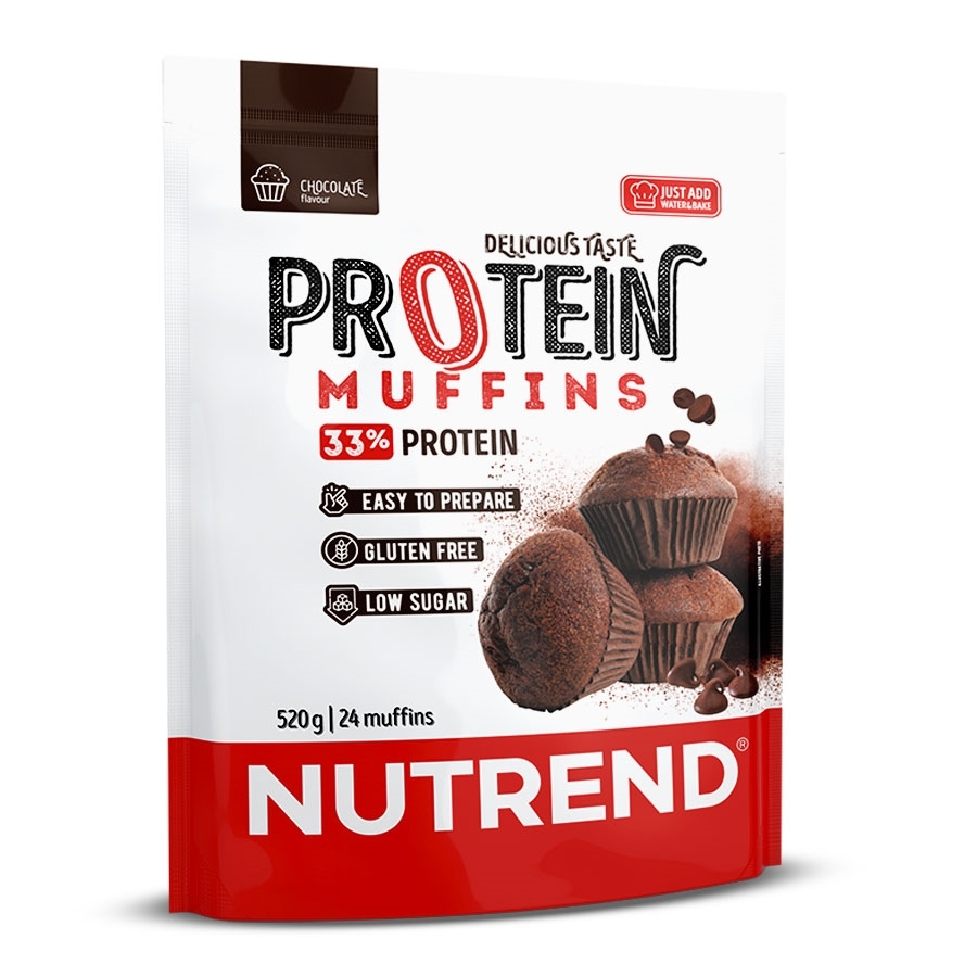 Muffin mix Nutrend Protein Muffins 520g  csoki akciós termékkép 1