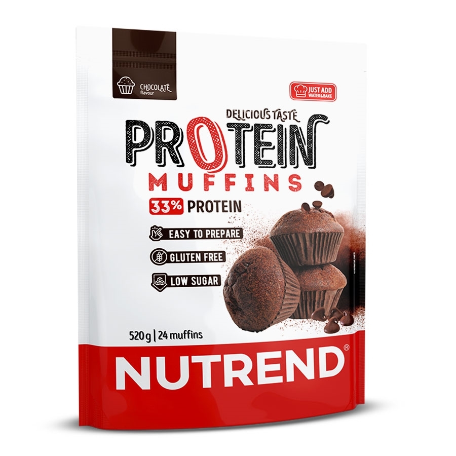 Muffin mix Nutrend Protein Muffins 520g csoki