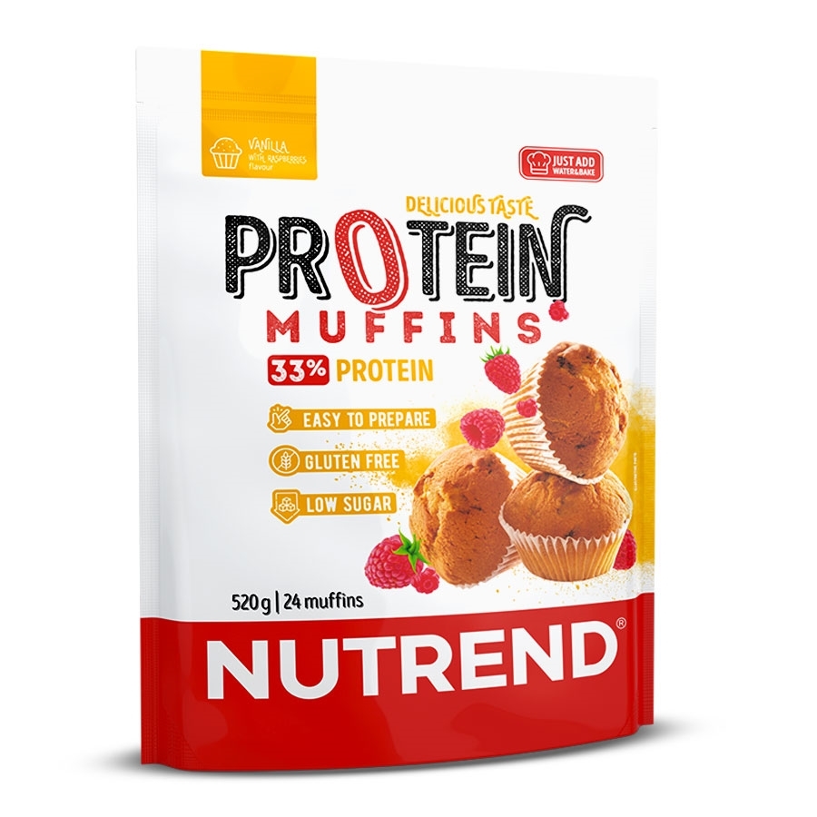 Muffin mix Nutrend Protein Muffins 520g  csoki termék 2. képe