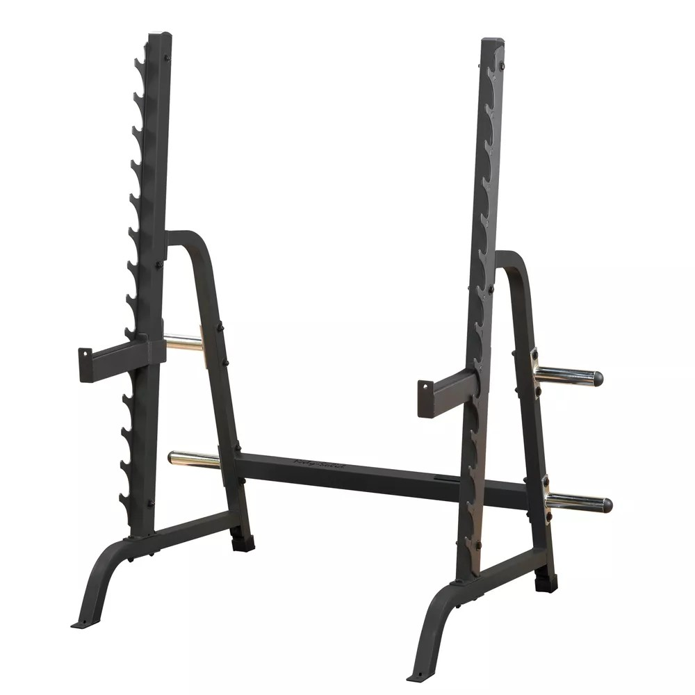 Multipress edzőállvány Body-Solid GPR370 fekete, acélkeret, 14 tárolóhely, 4 tárolótüske, maximális terhelhetőség 450 kg akciós termékkép 1