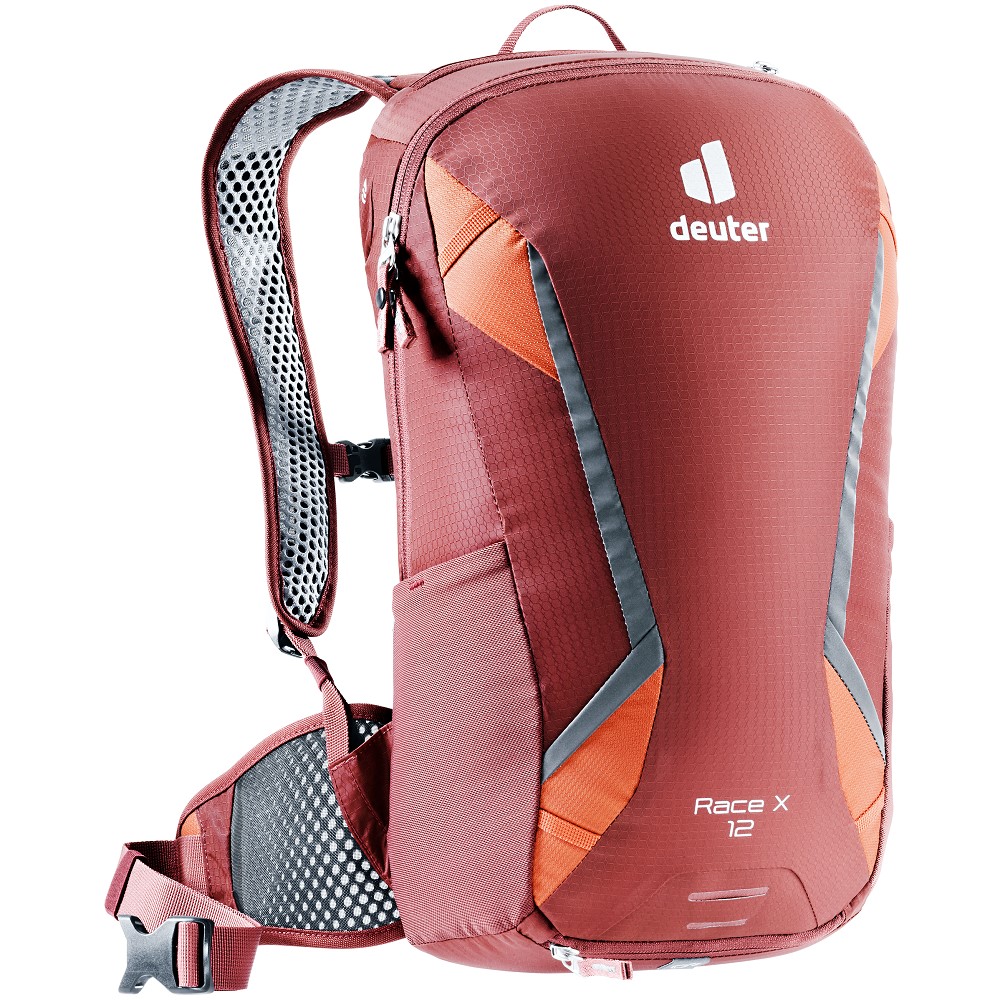 Biciklis hátizsák Deuter Race X  vörösfenyő-paprika akciós termékkép 1