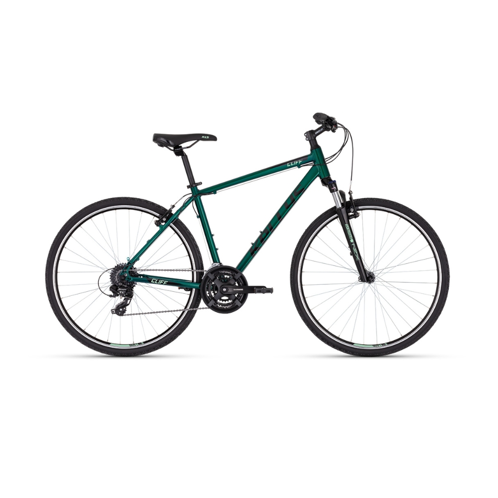 Férfi cross kerékpár KELLYS Cliff 30 28" - model 2025 M (19", 165-180 cm) Esőerdő Zöld akciós termékkép 1