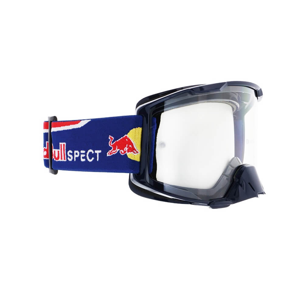Motocross szemüveg RedBull Spect Strive matt sötétkék, átlátszó lencse akciós termékkép 1
