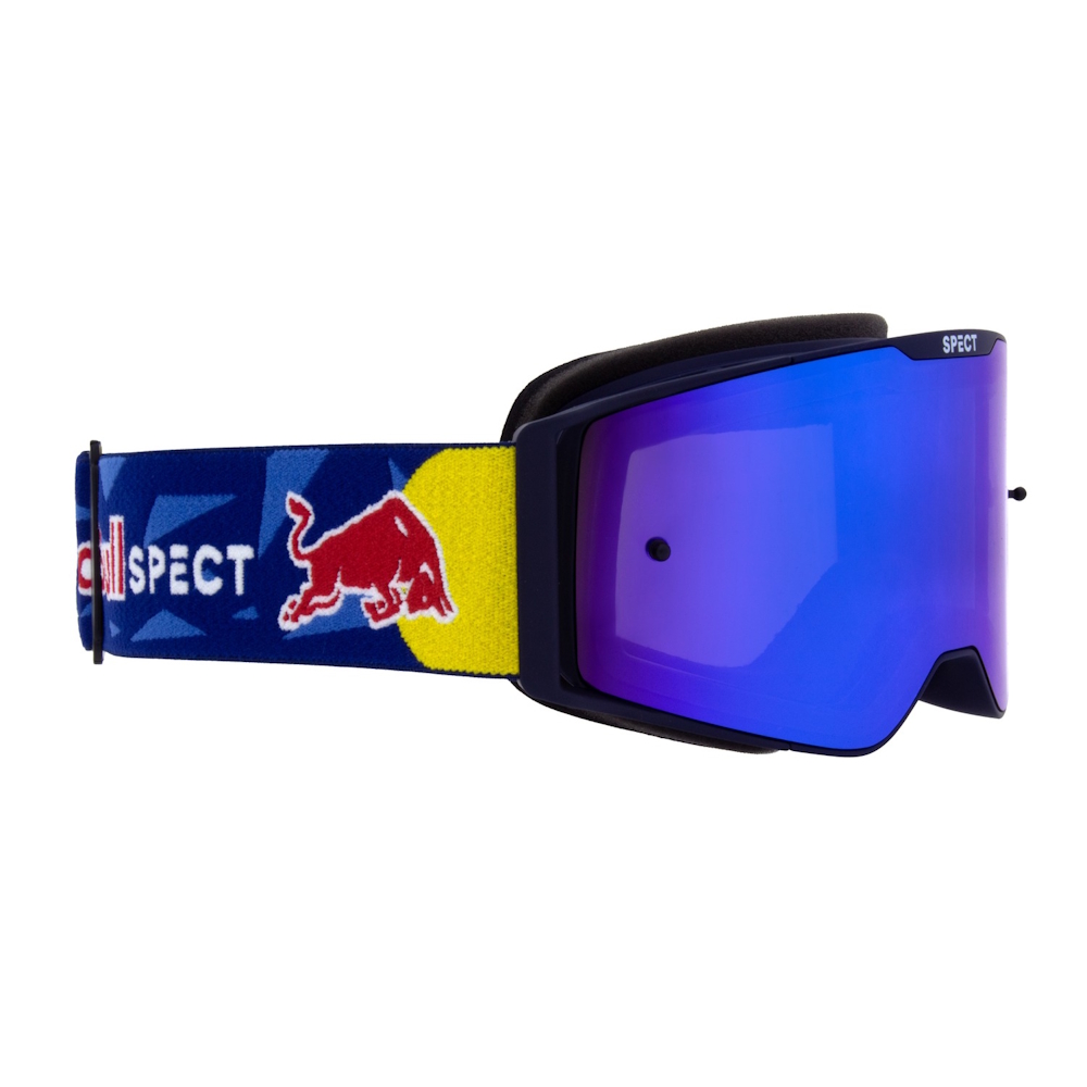 Motocross szemüveg RedBull Spect Torp matt kék, kék tükörlencse akciós termékkép 1