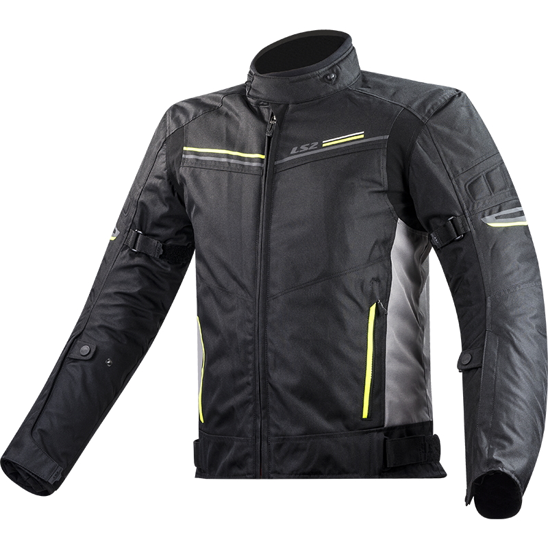 Motoros kabát LS2 Shadow Man Black Titan fekete-szürke 3XL akciós termékkép 1