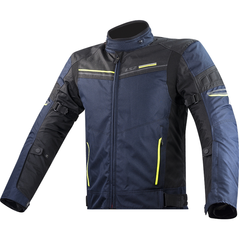 Motoros kabát LS2 Shadow Man Blue Black 3XL kék-fekete