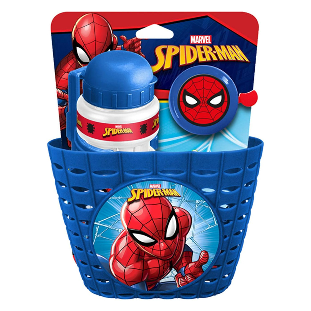 Kerékpár kiegészítő Spiderman (kosár, kulacs, csengő) termék 2. képe