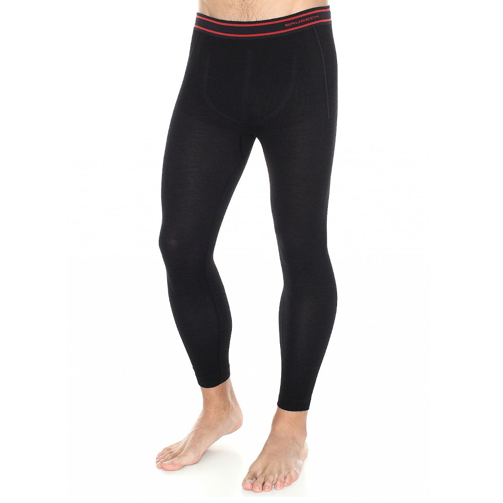 Activewear nadrág Brubeck Active Wool fekete M akciós termékkép 1