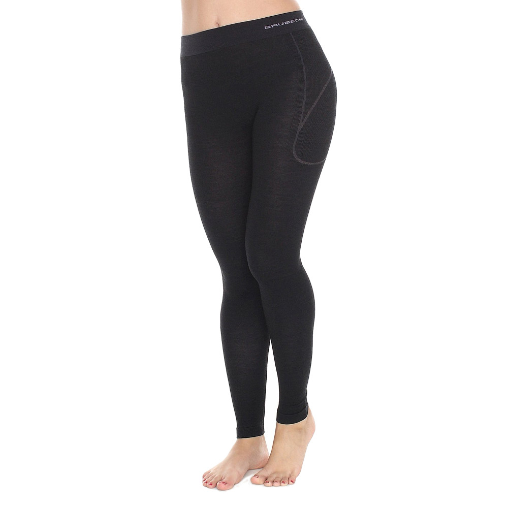 Női activewear nadrág Brubeck Active Wool fekete S akciós termékkép 1