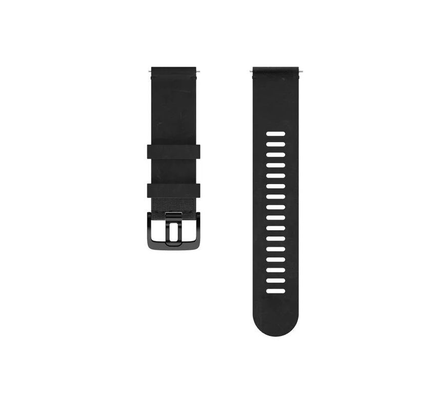 Polar 22 mm bőr óraszíj M/L fekete akciós termékkép 1