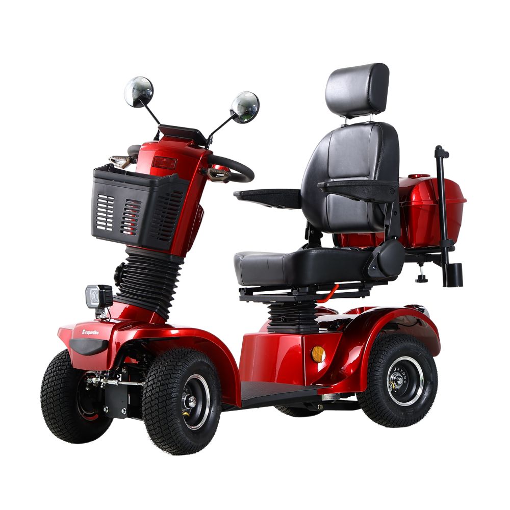 Négykerekű elektromos robogó inSPORTline Thodor, ólomsav akkumulátor, 40 km hatótávolság, 112 kg, 20 km/h piros akciós termékkép 1