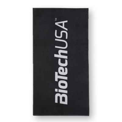 BiotechUsa törölköző 50x100 Fekete