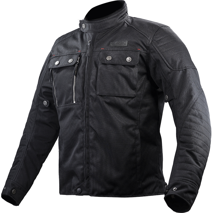 Motoros kabát LS2 Vesta Man Black fekete 3XL