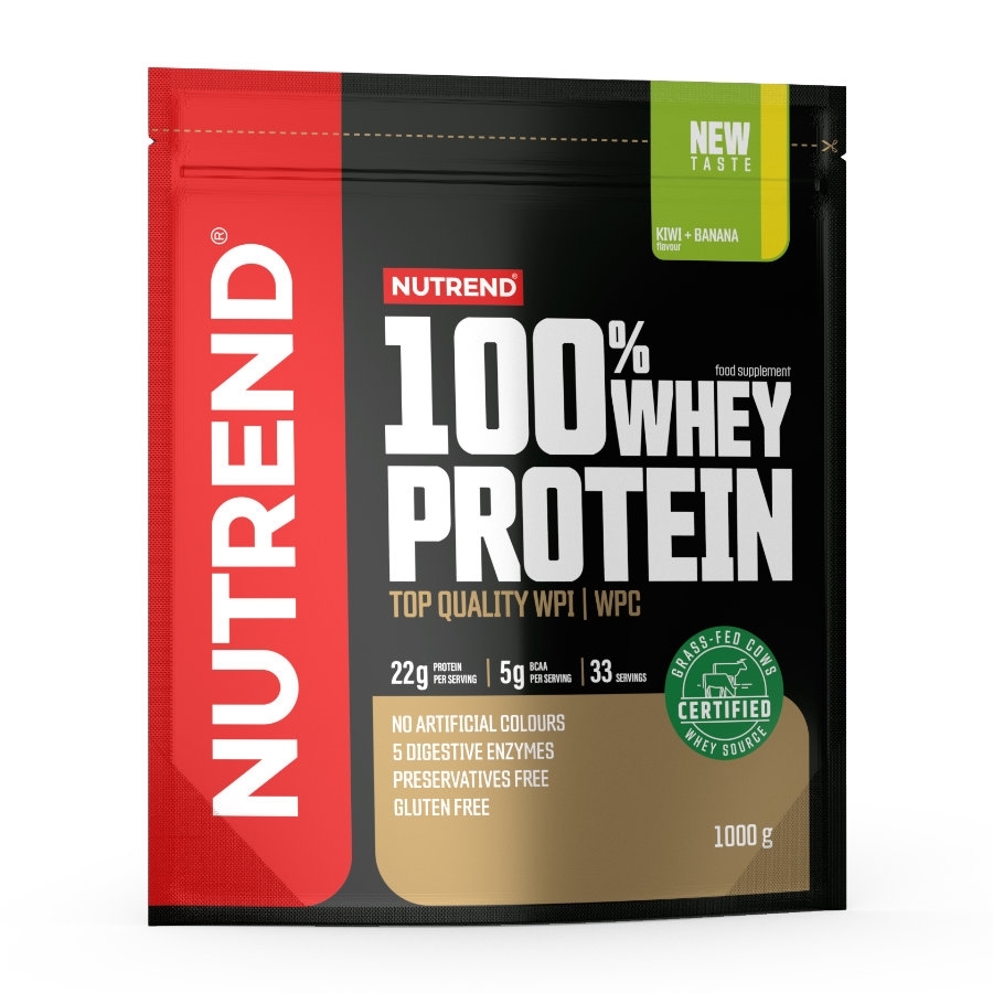 Nutrend 100% WHEY Protein 1000g málna