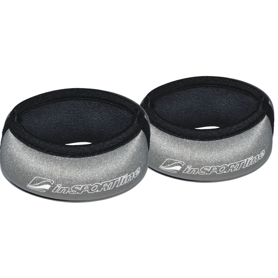 Neoprén csuklósúlyok inSPORTline 2 x 0,5 kg szürke