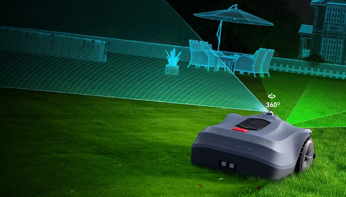 LiDar-os robotfűnyírók