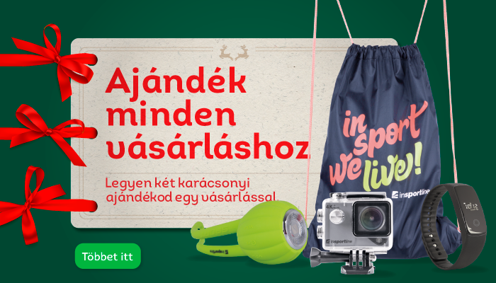 Dupla karácsonyi ajándék! Kapjon egy sportkamerát vagy hangfalat vagy fitness karkötőt ingyen!