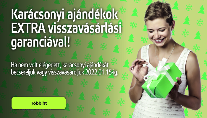 Karácsonyi ajándékok VIP garanciával!