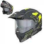 Felhajtható motoros bukósisak 3 az 1-ben W-TEC Neovu Graphic, aerodinamikus form