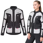 Női motoros kabát W-TEC Xenia, neoprén puha gallérszegély, Visionight fényvissza