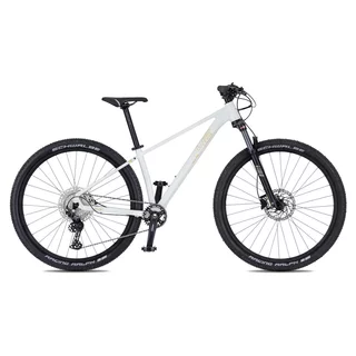 Női hegyikerékpár 4EVER Yoga Gold Lady 29" - modell 2026, SCHWALBE Racing Ralph gumiabroncsok, SR SUNTOUR XCR légrugós villa