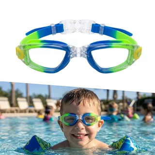 Junior úszószemüveg inSPORTline Aquanino, állítható szilikonpánt, puha szilikon tömítés, Anti-Fog páramentesítés, strapabíró tárolódoboz