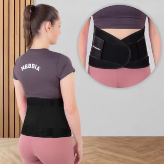 Neoprén deréköv inSPORTline Waistrim - fekete