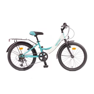 Könnyű gyerekbicikli Olpran Anas 20", 2026, 125-145 cm, 13,1 kg, puha nyereg,  Shimano GripShift marokváltó, ergonomikus markolat, V-fékek - zöld
