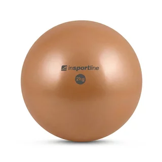 Jóga labda inSPORTline 2 kg, yoga ball, homokkal töltött, rehabilitációs, PVC, 2kg, 13cm, nyújtásra is alkalmas