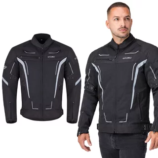 Férfi motoros kabát W-TEC Mirelio, kivehető rugalmas CE-védők, AirVent rendszer, tartós Maxdura® anyag, légáteresztő hálós bélés