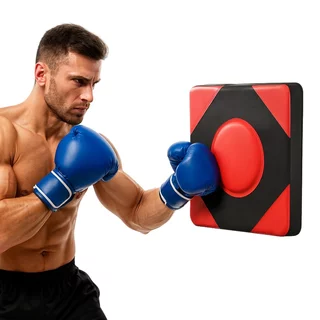 Boksz ütőpárna inSPORTline Tarbo Small 30x30x8 cm, kompakt kialakítás, könnyű falra szerelés, kiváló ütéscsillapítás