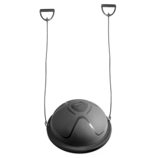 Egyensúlyozó párna inSPORTline Dome Compact gumi expanderekkel, kétoldalas használat, hordozófogantyúk, csúszásgátló felület, masszázs domborulatok