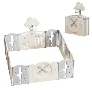 Műanyag biztonsági rács inSPORTline Bufalino 14+2 167x200x64 cm