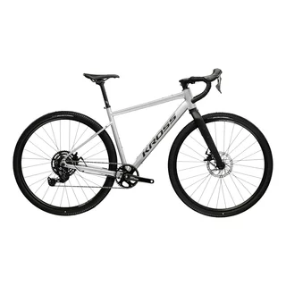 Gravel kerékpár Kross Esker 1.0 28" - 2026, 9 sebességes Shimano hajtásrendszer, Schwalbe külső gumik, strapabíró alumíniumváz - szürke/grafit/matt