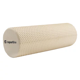 Jóga henger inSPORTline Evar 45,5 cm - bézs