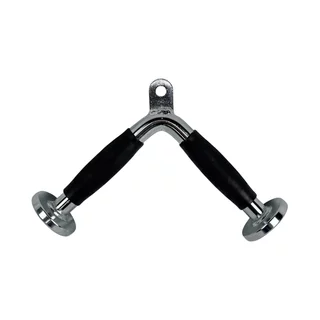 Tricepsz adapter inSPORTline Adatrivor - V-alakú 36 cm, minőségi kivitelezés, nagy tartósság, csúszásgátló bevonat