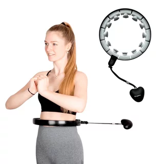 Hullahopp karika súllyal inSPORTline Weight Hoop Feel 69-108 cm