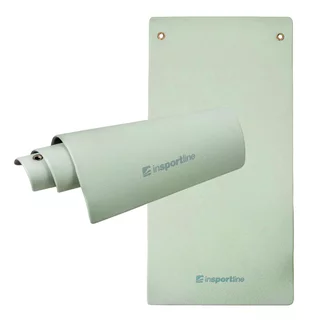 Edzőszőnyeg inSPORTline Aero Advance 140×60×0,9 cm, memóriahatással, vonzó színek, akasztólyuk - menta-szürke