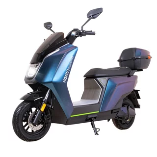 Elektromos robogó SRT 5 Pro 10", LED világítás, 100 km hatótáv, 72 km/h, kulcsos kormányzár - kék