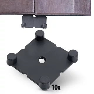 Rögzítőkészlet Luxteko Waffle 10 db, 2mm vastagság, bármilyen méretű forma lehetősége