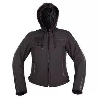 Női softshell motoros kabát W-TEC Prothara - fekete