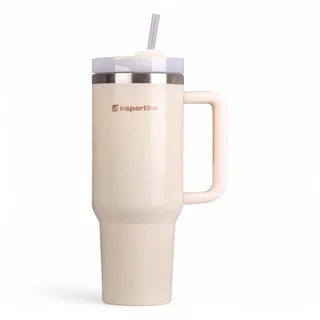 Termosz inSPORTline Misakafi Tumbler 1200 ml - bézs