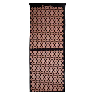 Akupresszúrás matrac inSPORTline AKU-1000 125 x 50 cm - fekete-mokkahab