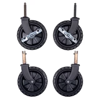 Pótkerék szállítókocsihoz 12x3 cm (4,7x1,2") – 4 db Transportar összecsukható kocsihoz, műanyag