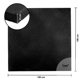 Súlyzós alátét inSPORTline Proteko Plus 100x100x4 cm, védi a padlót a károsodástól, rendkívül tartós, csúszásmentes felület, tompítja a rezgést