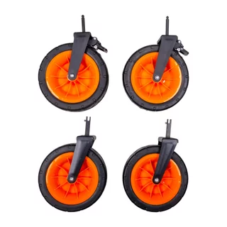 Pótkerék szállítókocsikhoz 19x7 cm (8x3") – 4 db műanyag, Moveman és Wagoner összecsukható kocsikhoz