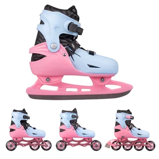 Állítható 4 az 1-ben korcsolya inSPORTline Fourtuna, Comfort Fit illeszkedés, MicroLock biztonsági csat, AdjusTouch méretbeállító gomb