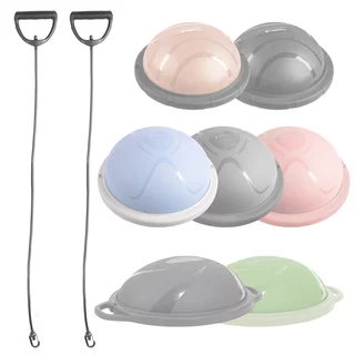 Gumi expander inSPORTline Dome Hold, Edge és Compact félgömbökhöz 2 db, karabineres rögzítés, ergonómikus fogantyúk, csúszásgátló barázdák